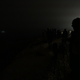 Our incredible view from the Vandenberg press site was fog, with or without blinding flood lights.
